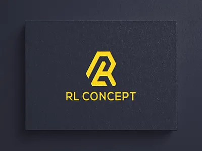 RL concept app branding design icon illustration logo typography ui ux vector