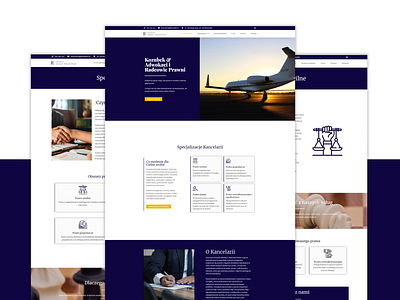 Website Design for Law firm Kozubek & Adwokaci i Radcowie Prawni branding design figma logo ui ux web website design website development