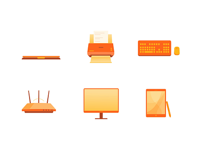 Looping Animated Icons after effects animated animated icons animation business computer graphic design icon icons illustration illustrator keyboard looping motion motion graphics tablet technology ui