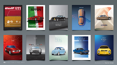 Vector Fine Art - 10 year anniversary branding design fineart graphic design illustration poster typography vector
