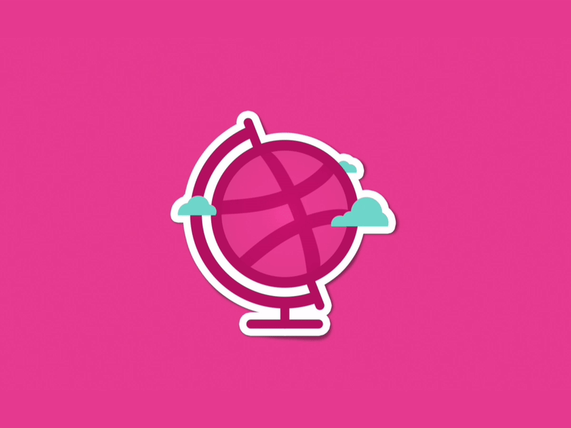 Hello DRIBBBLE! animation design graphic design motion graphics vector