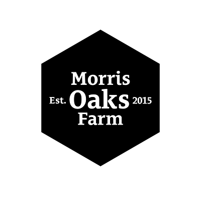 Morris Oaks Farm Logo branding clean design farm farming logo graphic design logo minimal simple vector
