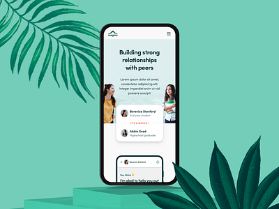Magma - Website 3d clean design education green header hero interface minimal mobile mockup plant responsiv ui website