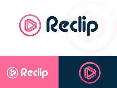 Reclip - Video Editor Logo 3d animation branding clip logo design graphic design illustration logo logo design logo inspiration motion graphics pixelnx psd psd template reclip logo ui ux vector video editor video editor logo