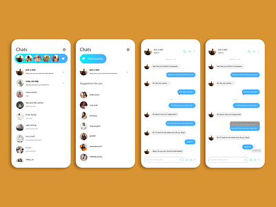 DailyUI - Direct message adobe illustrator app branding dailyui dailyuichallenge design direct messaging graphic design illustration illustrator logo social media ui vector visuals xd