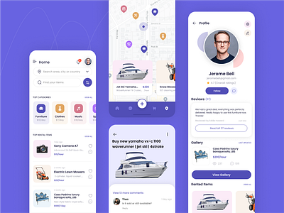 Buy, Sell, or Lease products - Mobile App Design banner buy design flatdesign free lease minimal mobile app modern online product sell ui ui design uidesign