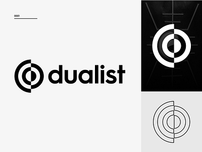 Dualist - Brand Identity & Logo Design abstract adobe brand design brand identity branding branding and identity branding design camera design eye graphic design illustration logo logodesign logotype minimal minimalistic record yin yang yinyang