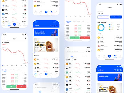 Coinbase App Redesign app coinbase coinbase app crypto crypto app design mobile app ui uidesign uiux ux uxdesign