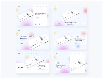 Stories Landing Page Variant - Exploration article landing page designer ideas landing page story ui design uiux designer user interface user interface design website