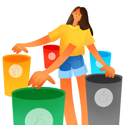 RECYCLE RECYCLE RECYCLE digital digital illustration digitalart graphic design illustrate illustration illustrative illustration portrait illustration