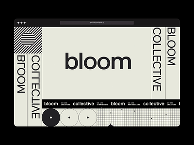 Bloom - Branding + Website animation brand design branding design motion graphics typography ui ux web webgl website