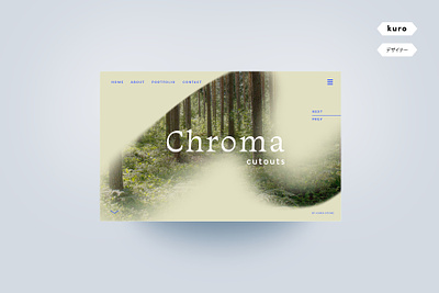 Chroma Cutouts Blurred Masks branding design gradient gradients graphic design photoshop ui ui ux ux ux design web webdesign wesite