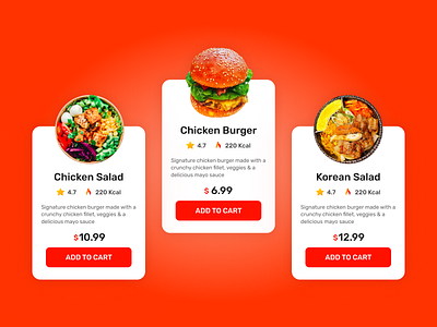 Food Menu Cards 2020 trends 3d animation app branding cards dailyui design food graphic design illustration logo menu motion graphics order ordering restaurant ui ux vector