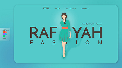 Landing Page Design For Fashion Website branding digital art e shop fashion figma illustration market ui design vector website design