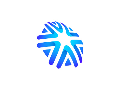 A+Asterisk 3d a almosh82 asterisk blue brandidentity branding colorful global gradient insurance logo logodesign sphere star symbol ui vector