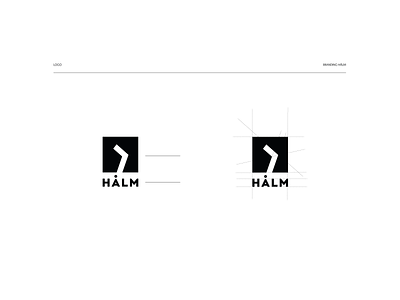 Halm Branding app branding design graphic design illustration logo typography ui ux vector