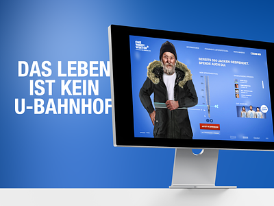 One Warm Winter - Obdachlosenhilfe - Website branding graphic design online uxui webdesign website