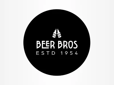 BEER BROS beer branding brewery design flat icon icons illustration logo logodesign ui vector