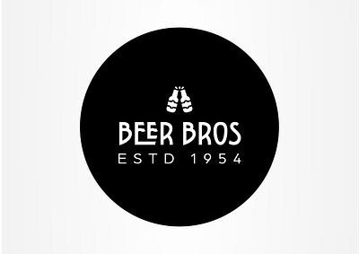 BEER BROS beer branding brewery design flat icon icons illustration logo logodesign ui vector