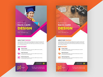 Multi-Purpose Flyer Template advertising dl flyer dl flyer design flyer graphic design mcokup print design product design