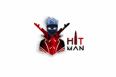 HIT MAN LOGO QUALITY design brand design branding design illustration logo vector