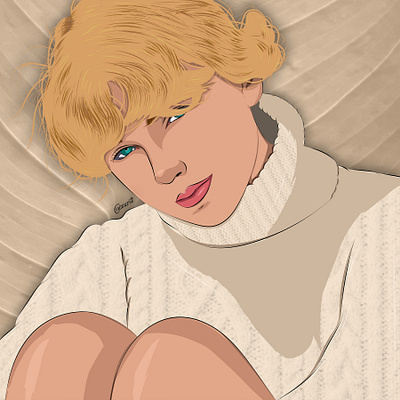 Taylor Swift - folklore artwork digital digital painting digitalart drawing illustration illustration digital texture vector vector art