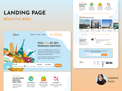 Daily UI #003 • Landing Page 003 dailyui design figma landingpage ui