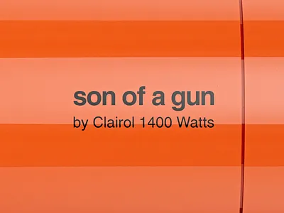 Son of a gun 🔊 3d animation art design digitalart graphic design hairdryer houdini illustration motion graphics plastic productdesign red redshift3d ribbon vintage
