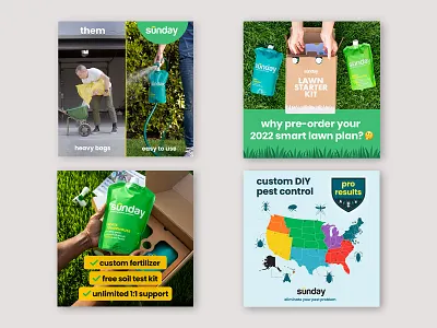 Sunday Meta Ads advertising branding design illustration meta typography