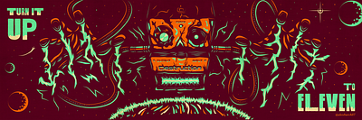 Possessed Distortion Pedal (click for full poster) branding design drawing effects guitar icon illustration logo pedal typography ui ux vector
