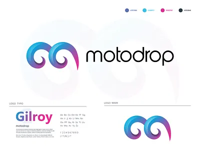 Motodrop Logo Design || Modren Logo abstract logo brand identity branding creative logob design graphic design illustration logo logo design business logofolio motodrop logo design