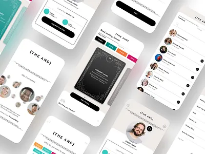 {TheAND} black branding cards design game gamification illustration leaderboard ui uiux user experience user interface user interface design vector