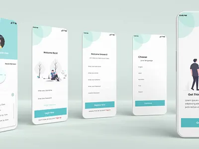 Mobile UI/UX design