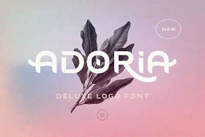 Adoria - Deluxe Logo Font art branding calligraphy design display elegant font font resource fonts handwriting lettering ligature ligatures logo modern calligraphy professional sans serif sans serif font serif serif font