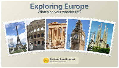 Stamps Across Europe design europe stamps travel travel app