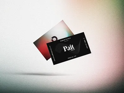 Pait Group Business Cards agency brand identity brand system branding business card creative direction design logo
