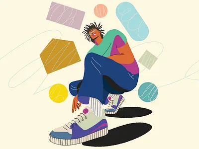 Smooth Fellah graphic design illustration