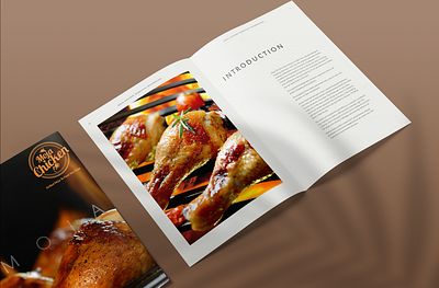 Moja Chicken brochure design