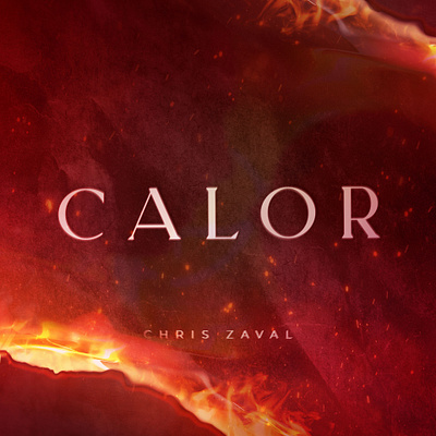 Calor - Cover cover fire letter music red typography