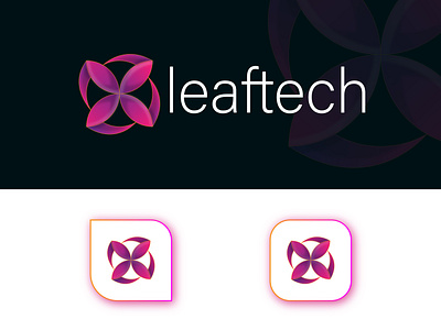 LEAFTECH MODERN LOGO app branding branding identity design graphic design icon illustration leaftech logo logo logo concept logo folio minimal minimal logo modern modern logo tech tech logo ui ux vector