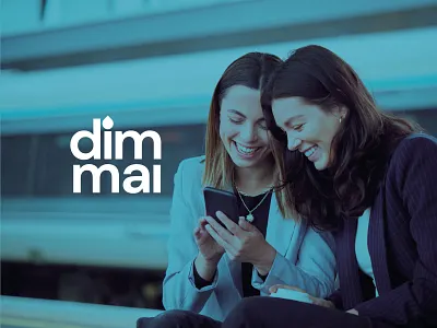 dimmai logo brand brand design brand identity branding design greenish logo logo design