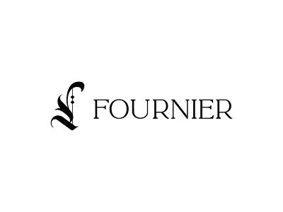 Fournier Saloon branding design logo typography