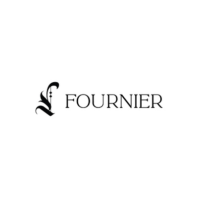 Fournier Saloon branding design logo typography