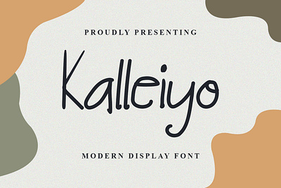 Kalleiyo Font branding design display font graphicdesign handlettering handwritten font illustration logo unique