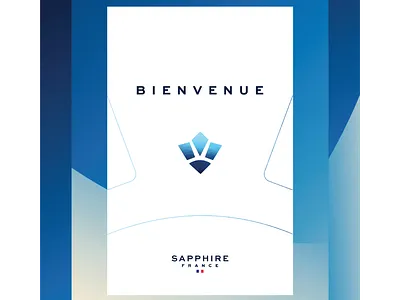 Bienvenue branding design logo typography