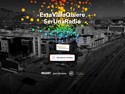 EstaVallaQuiereSerUnaRadio branding design ui ux