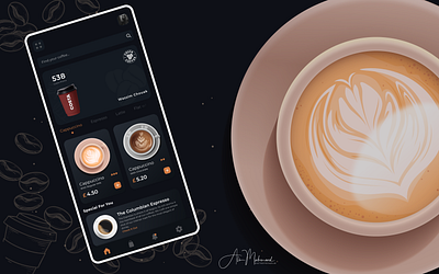 Costa Coffee App Concept app branding coffee costa design interaction design