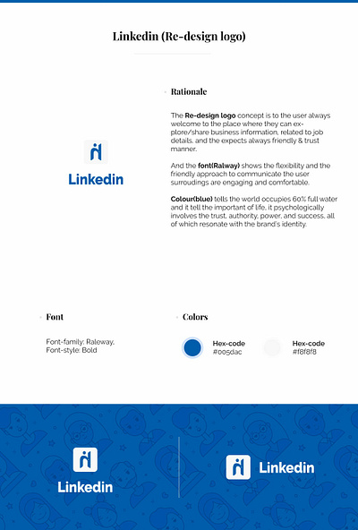 LinkedIn Logo - Rethought branding logo design ui ux