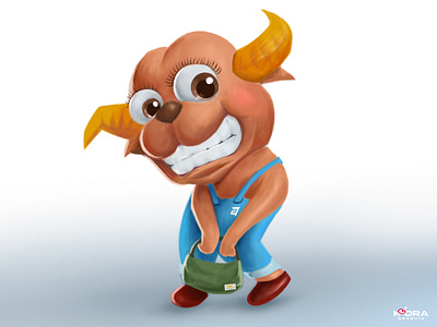 Smiley Buffalo 3d adobe illustrator animation branding design designs drawing graphic graphic design hand drawn illustration