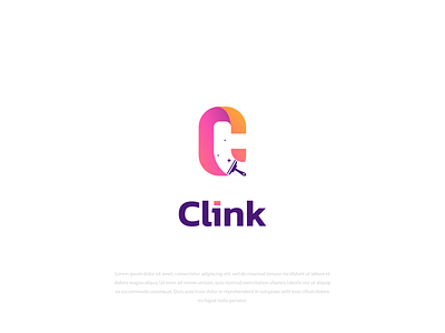 Clink logo concept brand branding design graphic graphic design illustration logo ui ux vector